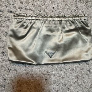 Prada Satin Pouch